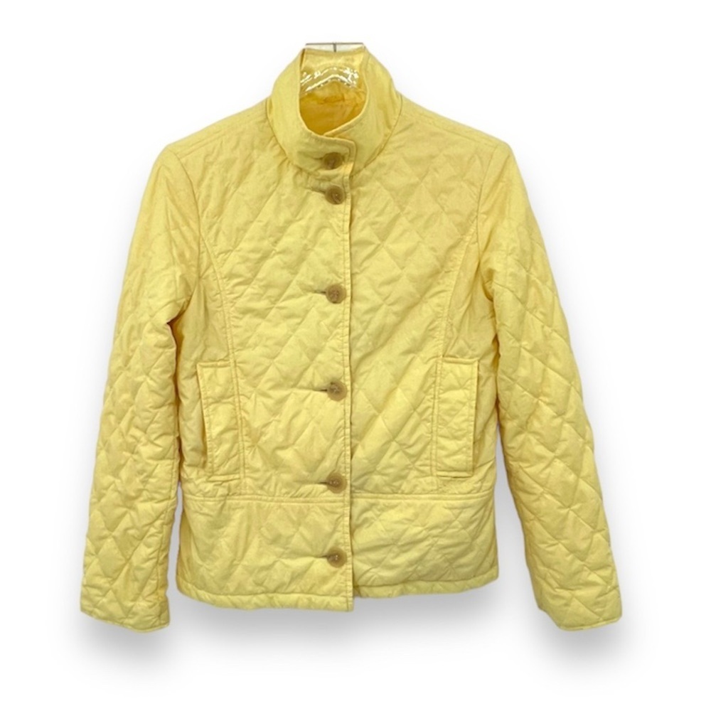 Barbour Yellow Quilted Jacket